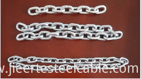 Din 763 Link Chain With Bright Finish2